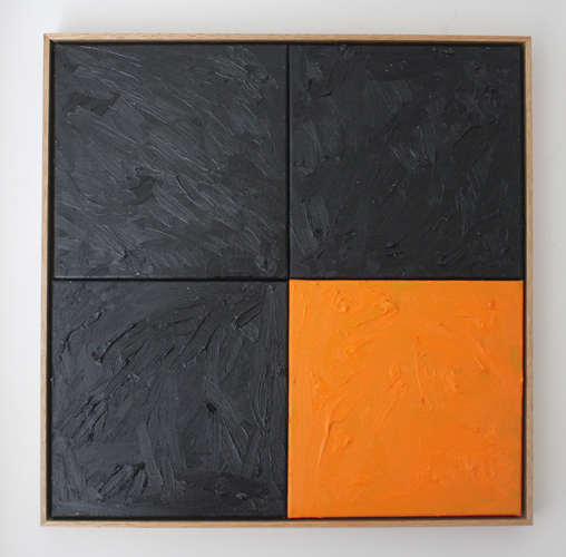 Three-squres-Black-one-Square-orange-Framed