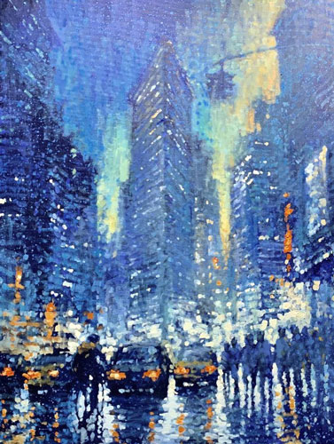 On-Broadway-and-Fifth-Acrylic-on-Canvas-122cmx91cm