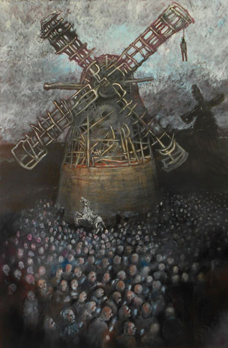 The-Lonely-Death-of-Don-Quixote-Oil-on-Canvas-180cmx120cm-2020