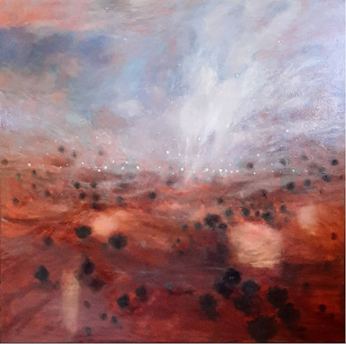 Twilight-Visitors-Oil-on-Canvas-100cmx100cm