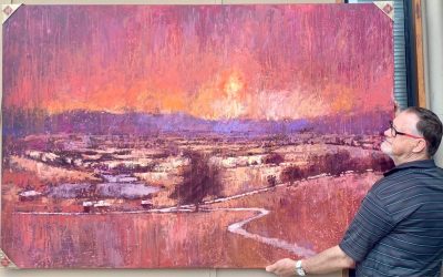 Flood Disaster Fundraiser | David Hinchliffe Painting for Auction
